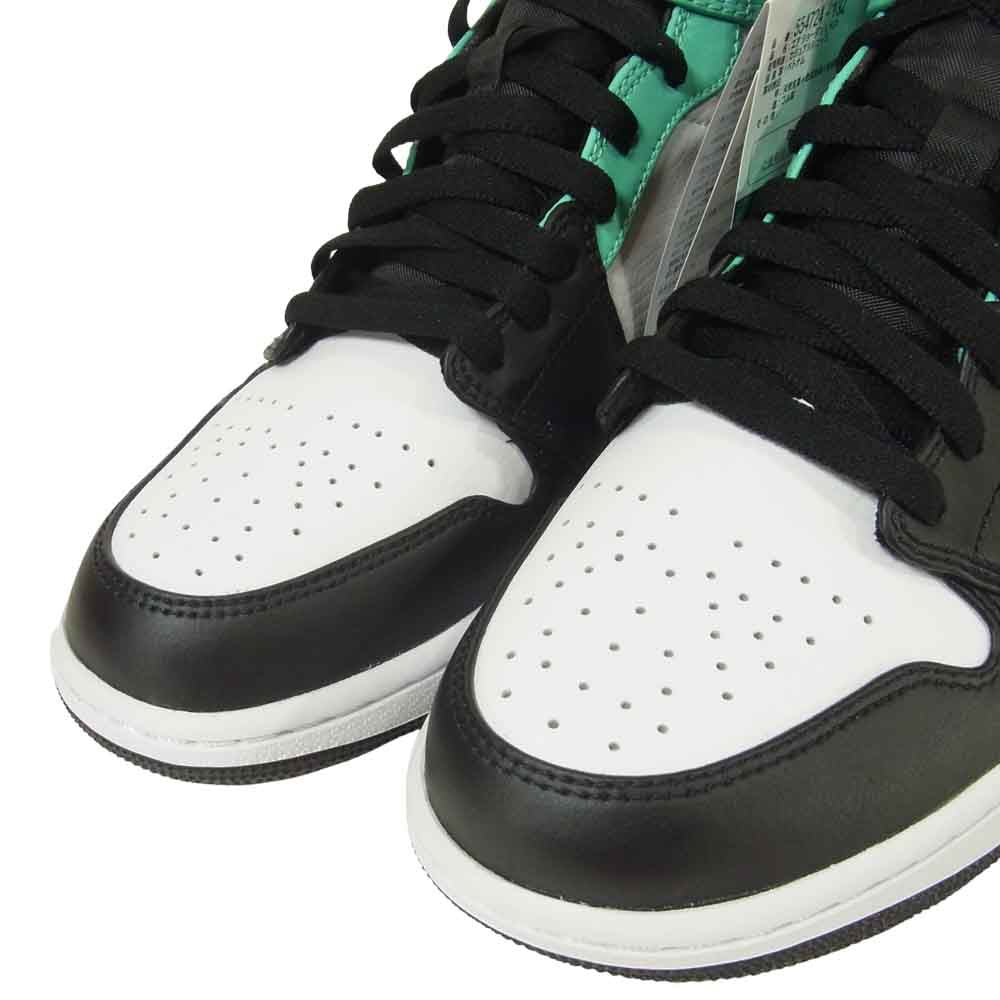 NIKE AIR JORDAN ナイキ ジョーダン 554724-132 1 MID TROPICAL TWIST ミッド トロピカルツイスト スニーカー ホワイト系 ブラック系 ミントグリーン系【新古品】【未使用】【中古】