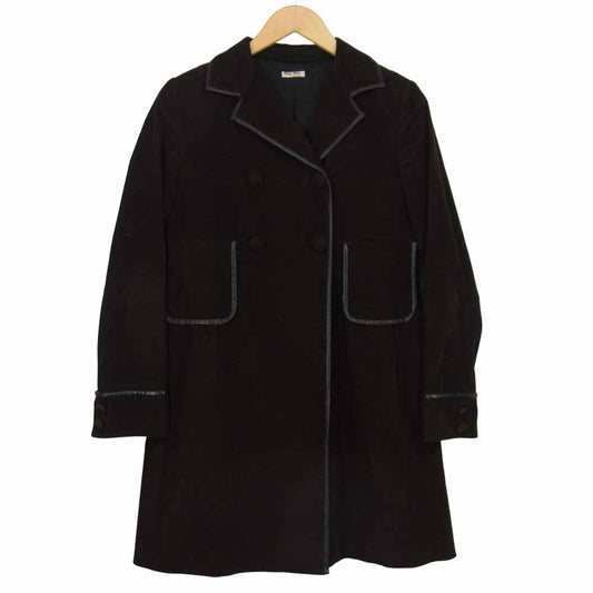 MIUMIU ミュウミュウ 国内正規品 コーデュロイ ロング ブラウン系 40【中古】