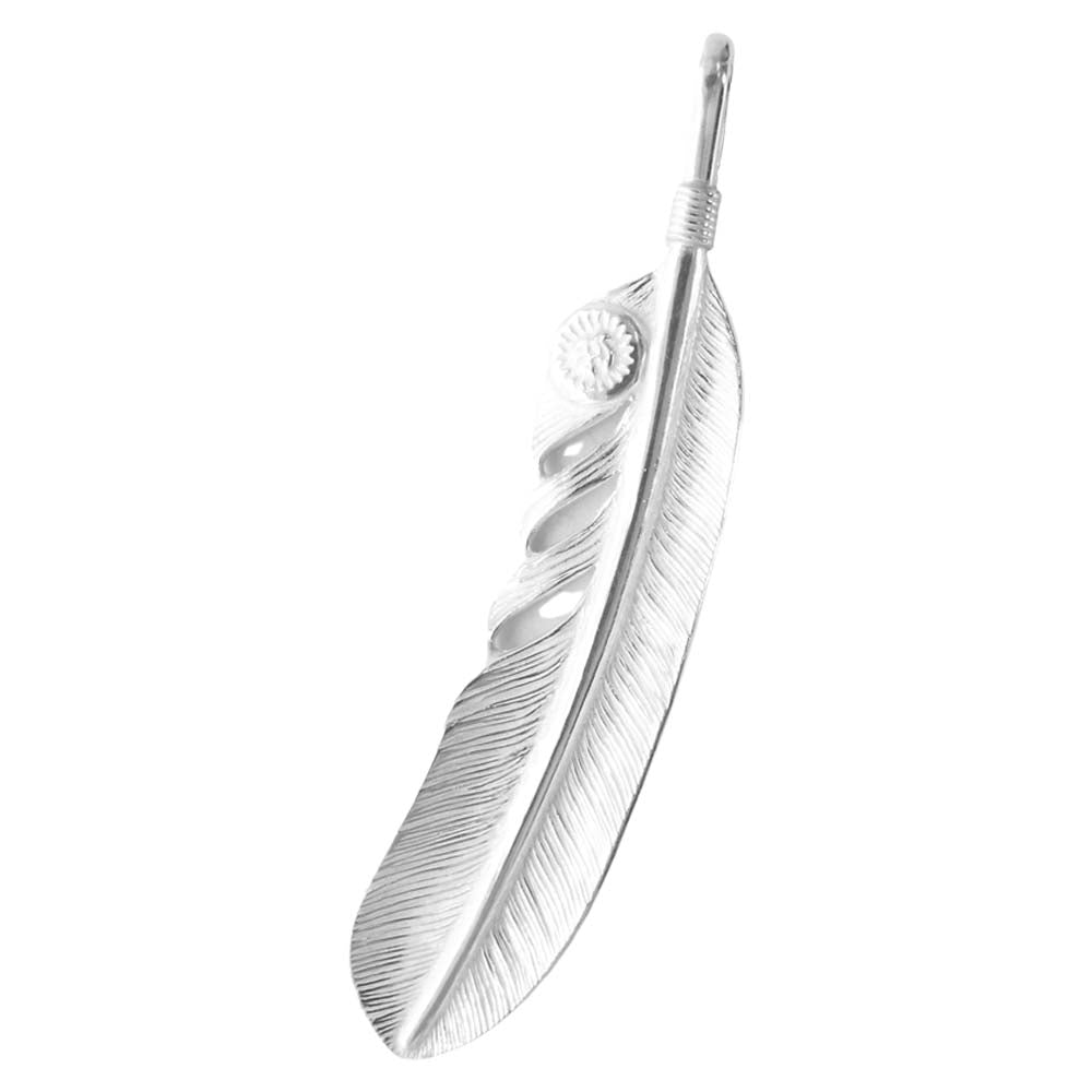 WINGROCK ウィングロック シルバー フェザー ペンダント トップ  シルバー系【美品】【中古】