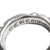 CHROME HEARTS クロムハーツ（原本無） SCRL BAND スクロールバンド リング シルバー系 8号程度【中古】