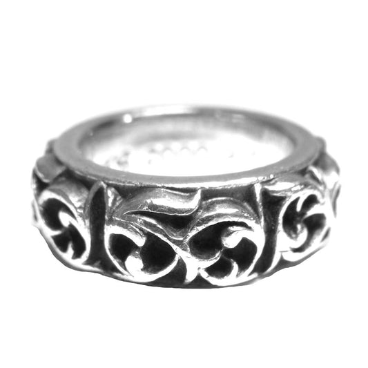 CHROME HEARTS クロムハーツ（原本無） ETRNITY VINE BAND エタニティ ヴァインバンド リング シルバー系 9号程度【中古】