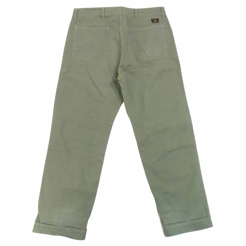 TENDERLOIN テンダーロイン T-HERRINGBONE WORK PNT ヘリンボーン ワーク パンツ カーキ系 M【中古】