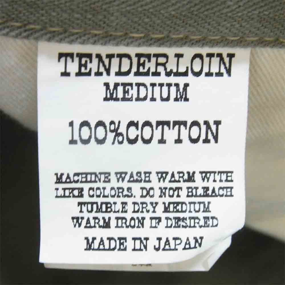 TENDERLOIN テンダーロイン T-HERRINGBONE WORK PNT ヘリンボーン ワーク パンツ カーキ系 M【中古】