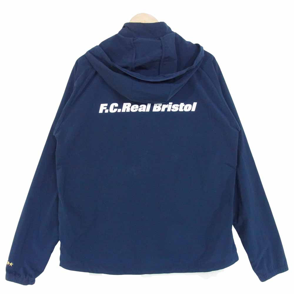 F.C.R.B. エフシーアールビー 19SS FCRB-190037 STRETCH LIGHT WEIGHT HOOD BLOUSON ストレッチ ライト フーディー ダークネイビー系 XL【中古】