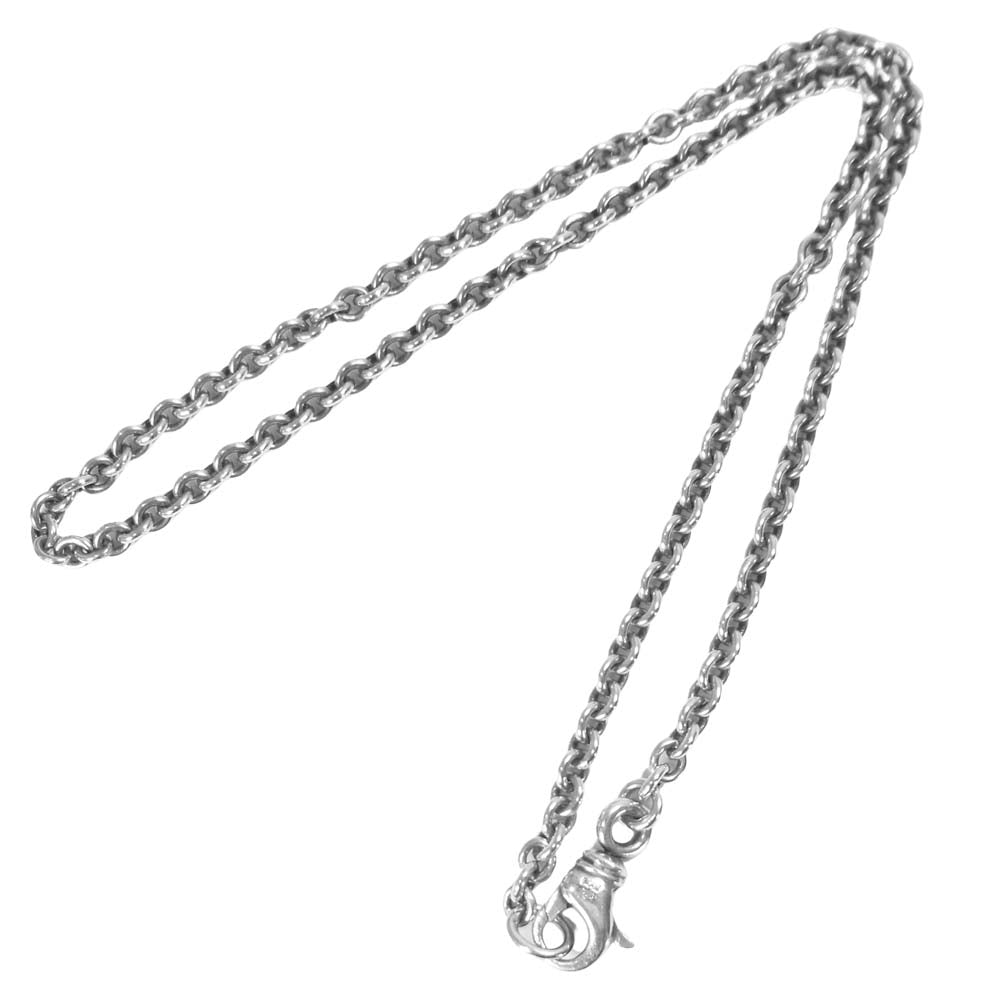 CHROME HEARTS クロムハーツ（原本無） NE CHAIN ネックレス チェーン 18インチ シルバー系 全長46cｍ程度【中古】
