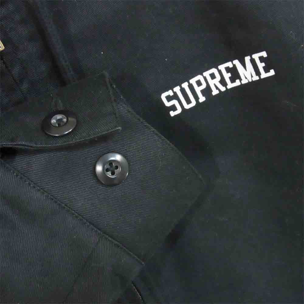 Supreme シュプリーム 14AW × Raymond Pettibon Hooded Work Jacket レイモンド ぺティボン ワーク ジャケット ブラック系 M【中古】