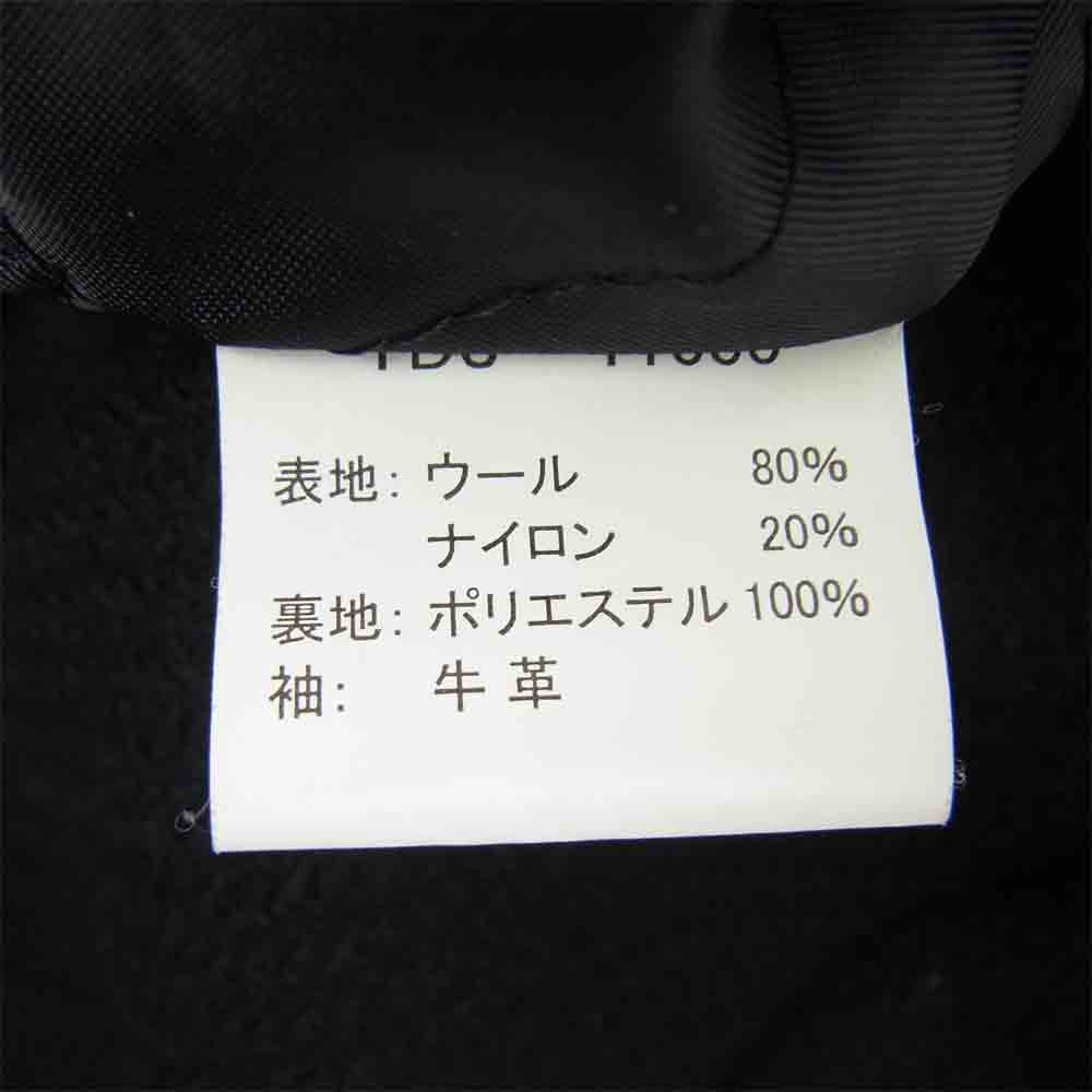 テッドマン TDJ-11000 TORRANCE MOTOR SPEEDWAY シリアル入り 袖革 スタジアムジャンバー スタジャン ブラック系 42【中古】