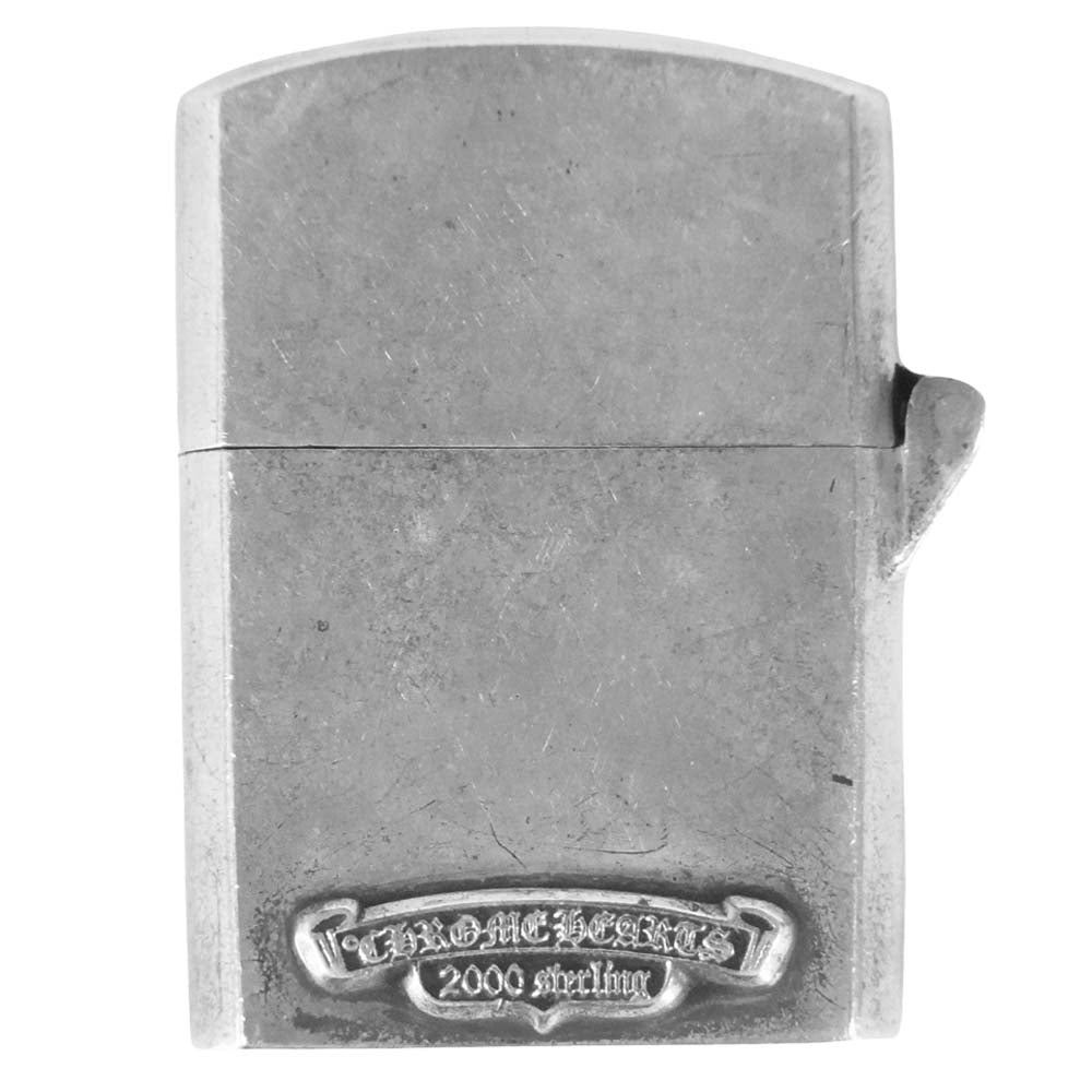 CHROME HEARTS クロムハーツ（原本無） LA限定 スモール CHクロス Zippo ジッポ ライター シルバー系【中古】