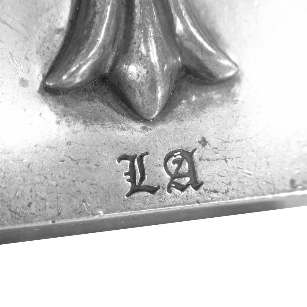 CHROME HEARTS クロムハーツ（原本無） LA限定 スモール CHクロス Zippo ジッポ ライター シルバー系【中古】