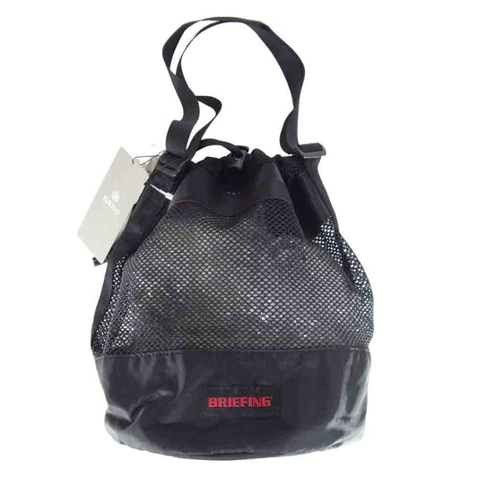 BRIEFING ブリーフィング BRW211L04 MESH DRAWSTRING BAG ショルダー バッグ ブラック系【新古品】【未使用】【中古】