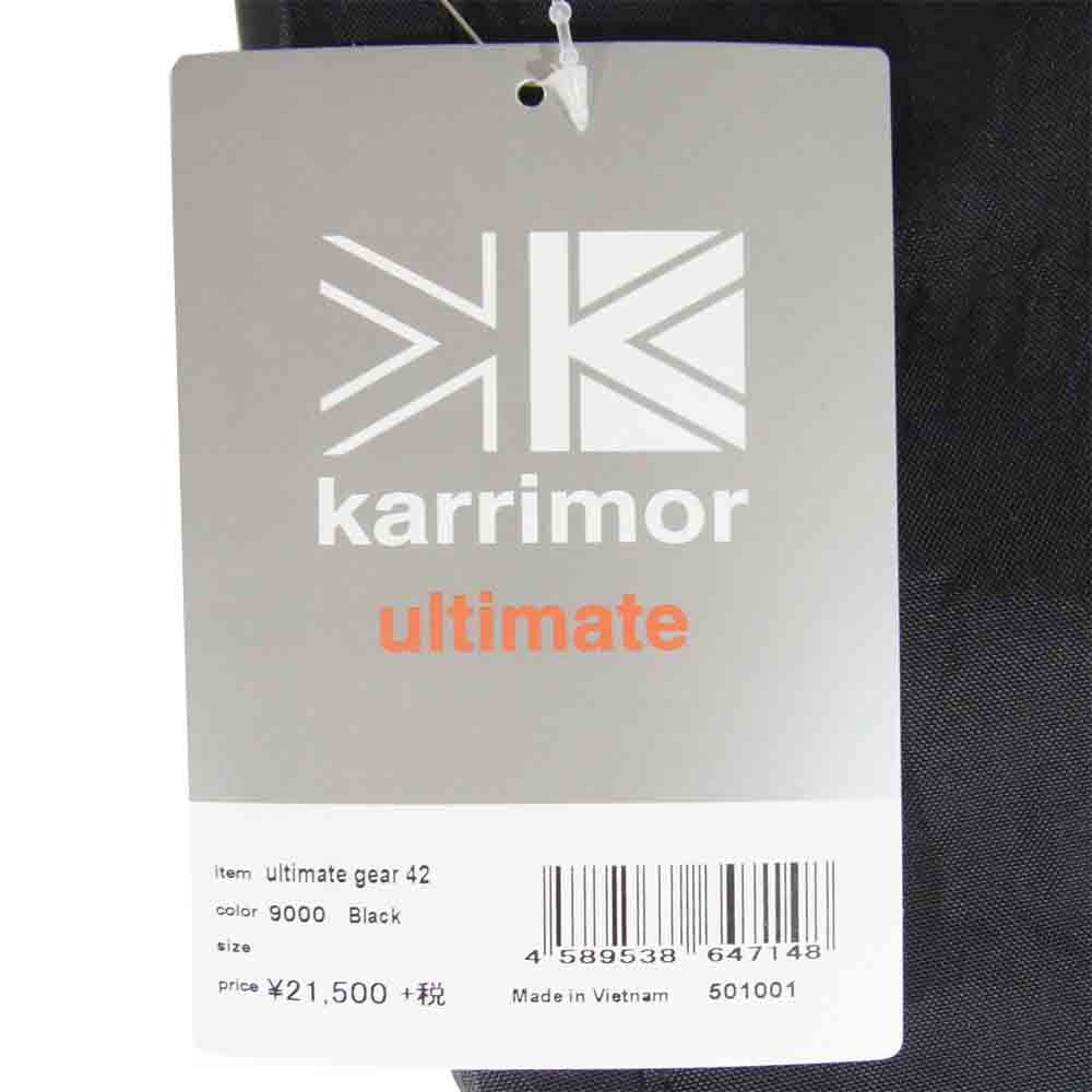 Karrimor カリマー ultimate gear 42 501001 バックパック リュック ブラック系【新古品】【未使用】【中古】