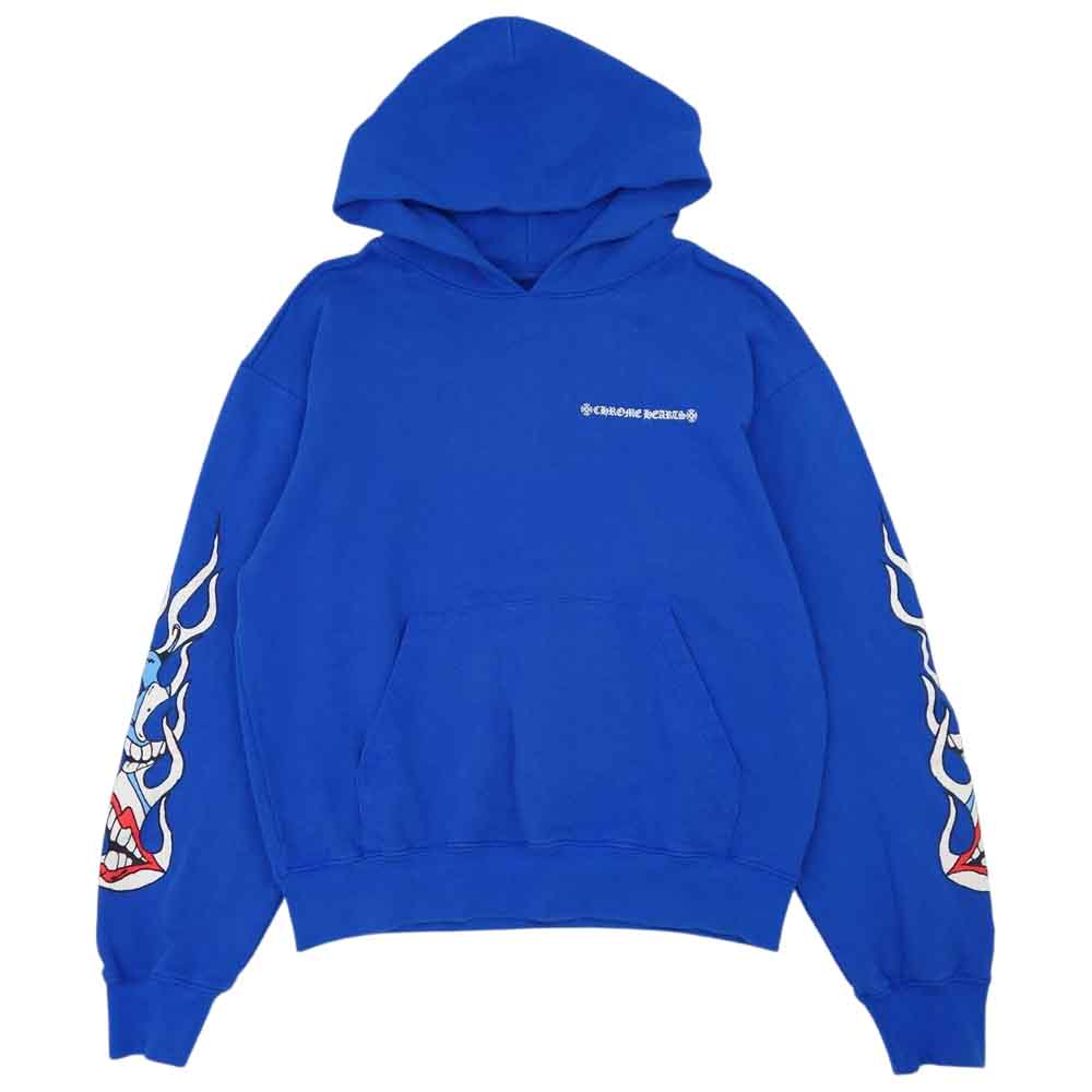 CHROME HEARTS クロムハーツ（原本無） 国内正規品 MATTY BOY PPO SPACE HD PLVR マッティボーイ スペース プルオーバー パーカー フーディー ブルー系 S【中古】