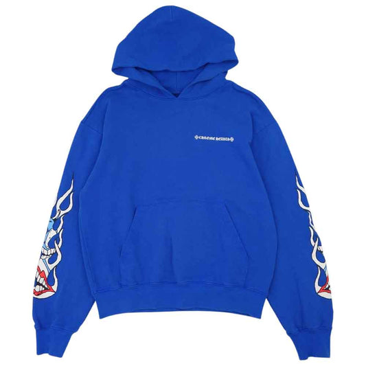 CHROME HEARTS クロムハーツ（原本無） 国内正規品 MATTY BOY PPO SPACE HD PLVR マッティボーイ スペース プルオーバー パーカー フーディー ブルー系 S【中古】