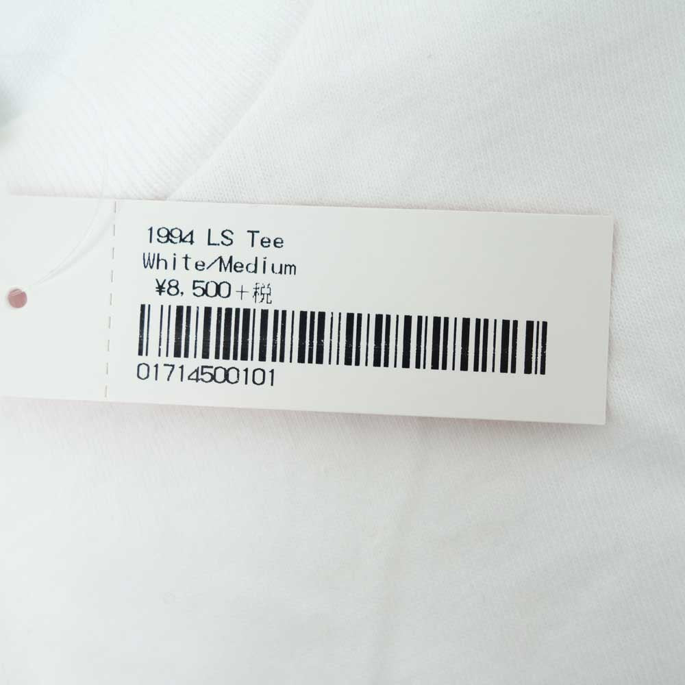 Supreme シュプリーム 18AW 1994 LS Tee 長袖 Tシャツ ホワイト系 M【中古】