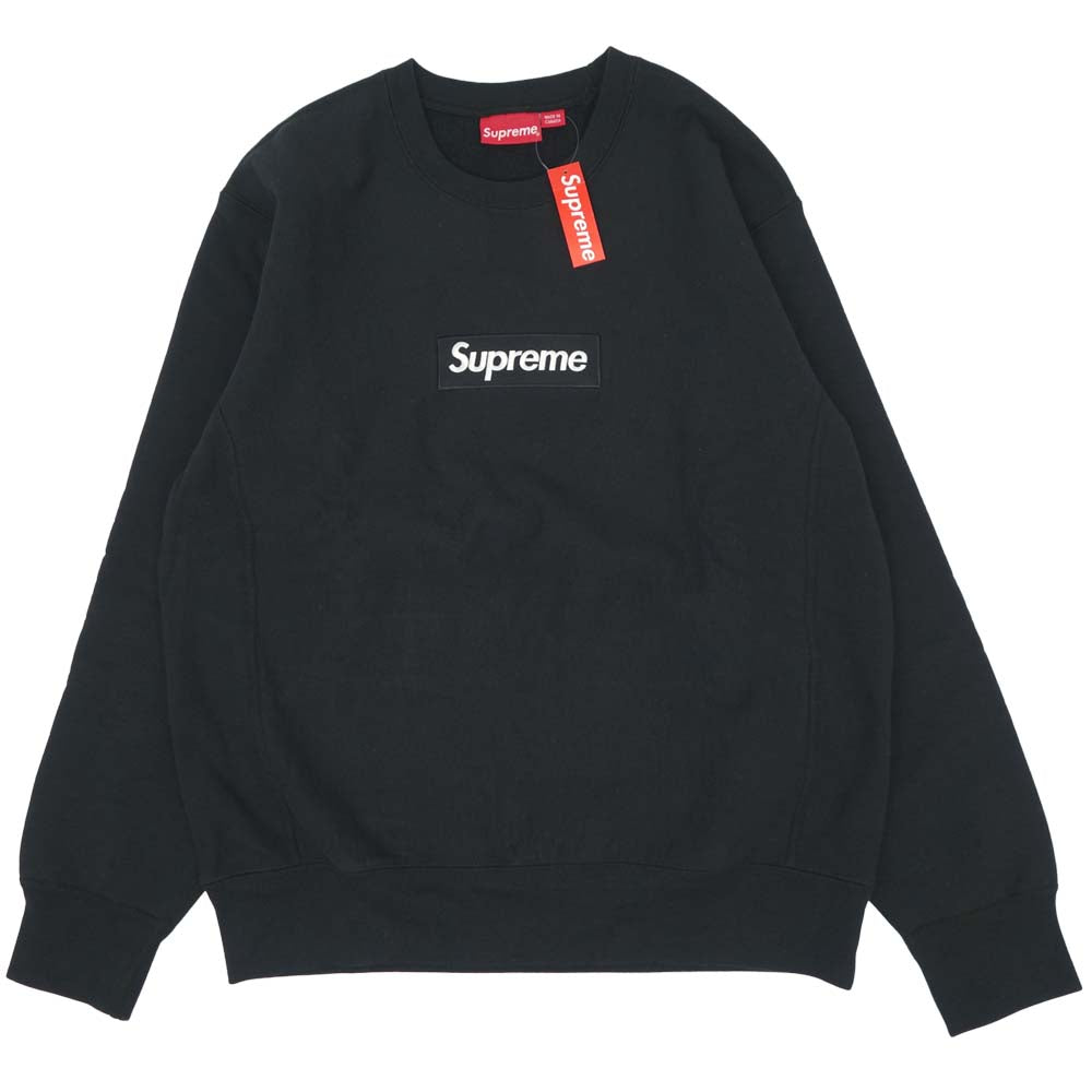 Supreme シュプリーム 18AW Box Logo Crewneck Sweatshirt ボックス ロゴ クルーネック スウェット シャツ ブラック ブラック系 L【中古】