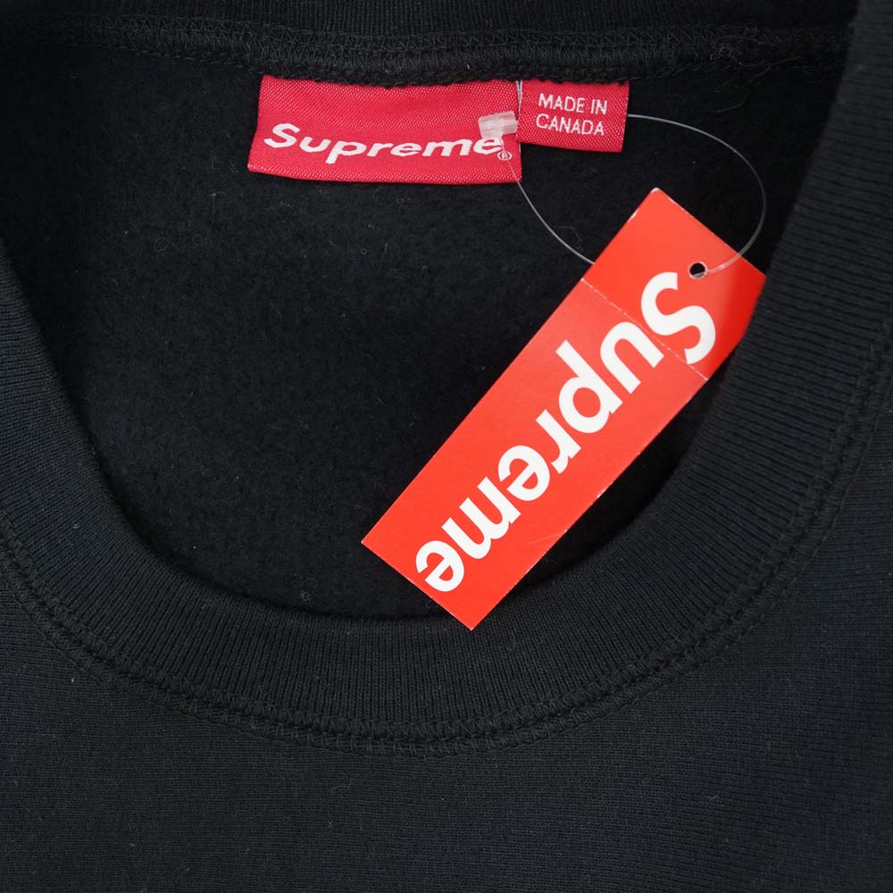 Supreme シュプリーム 18AW Box Logo Crewneck Sweatshirt ボックス ロゴ クルーネック スウェット シャツ ブラック ブラック系 L【中古】