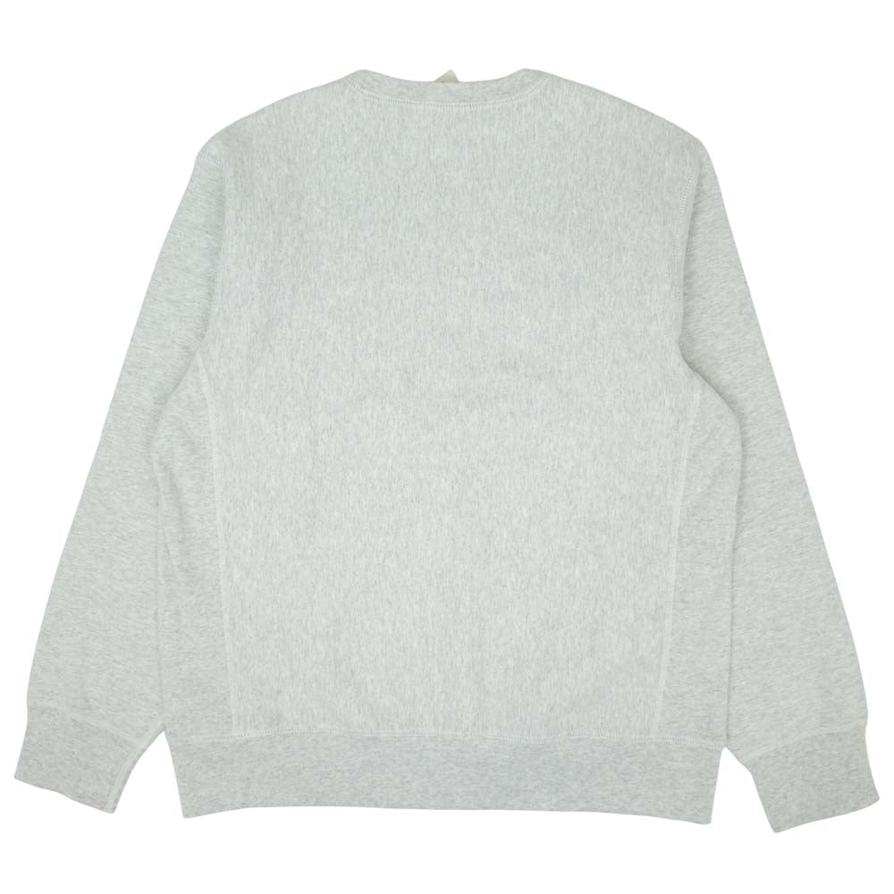 Supreme シュプリーム 18AW Box Logo Crewneck Sweatshirt ボックス ロゴ クルーネック スウェット シャツ アッシュグレー グレー系 L【美品】【中古】