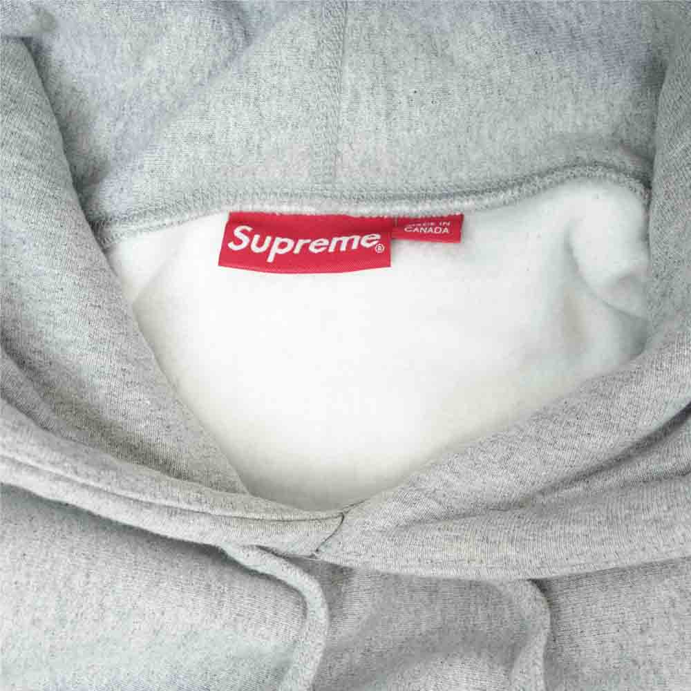 Supreme シュプリーム 19AW Bandana Box Logo Hooded Sweatshirt バンダナ ボックス ロゴ フーデッド スウェット シャツ グレー グレー系 L【中古】