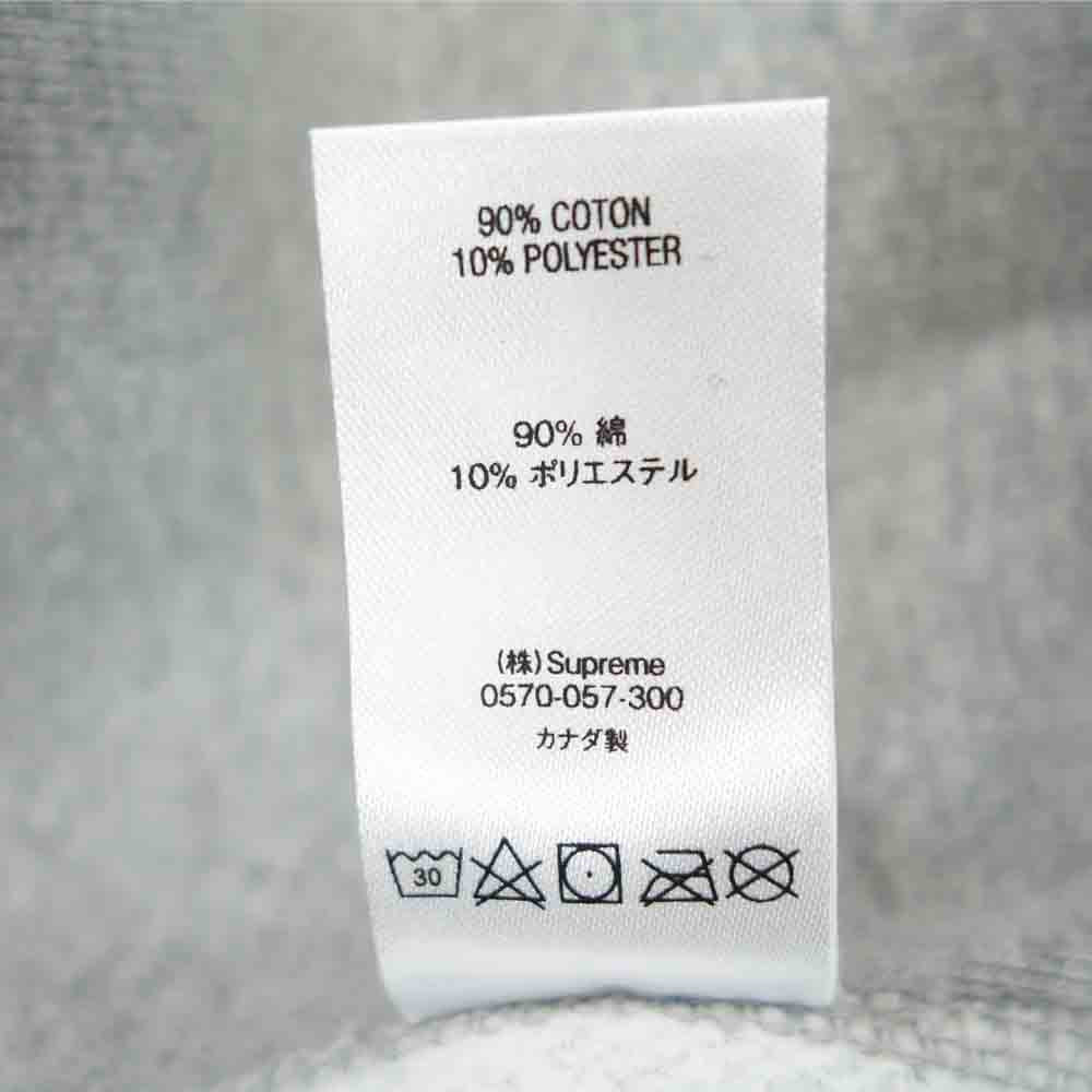 Supreme シュプリーム 19AW Bandana Box Logo Hooded Sweatshirt バンダナ ボックス ロゴ フーデッド スウェット シャツ グレー グレー系 L【中古】