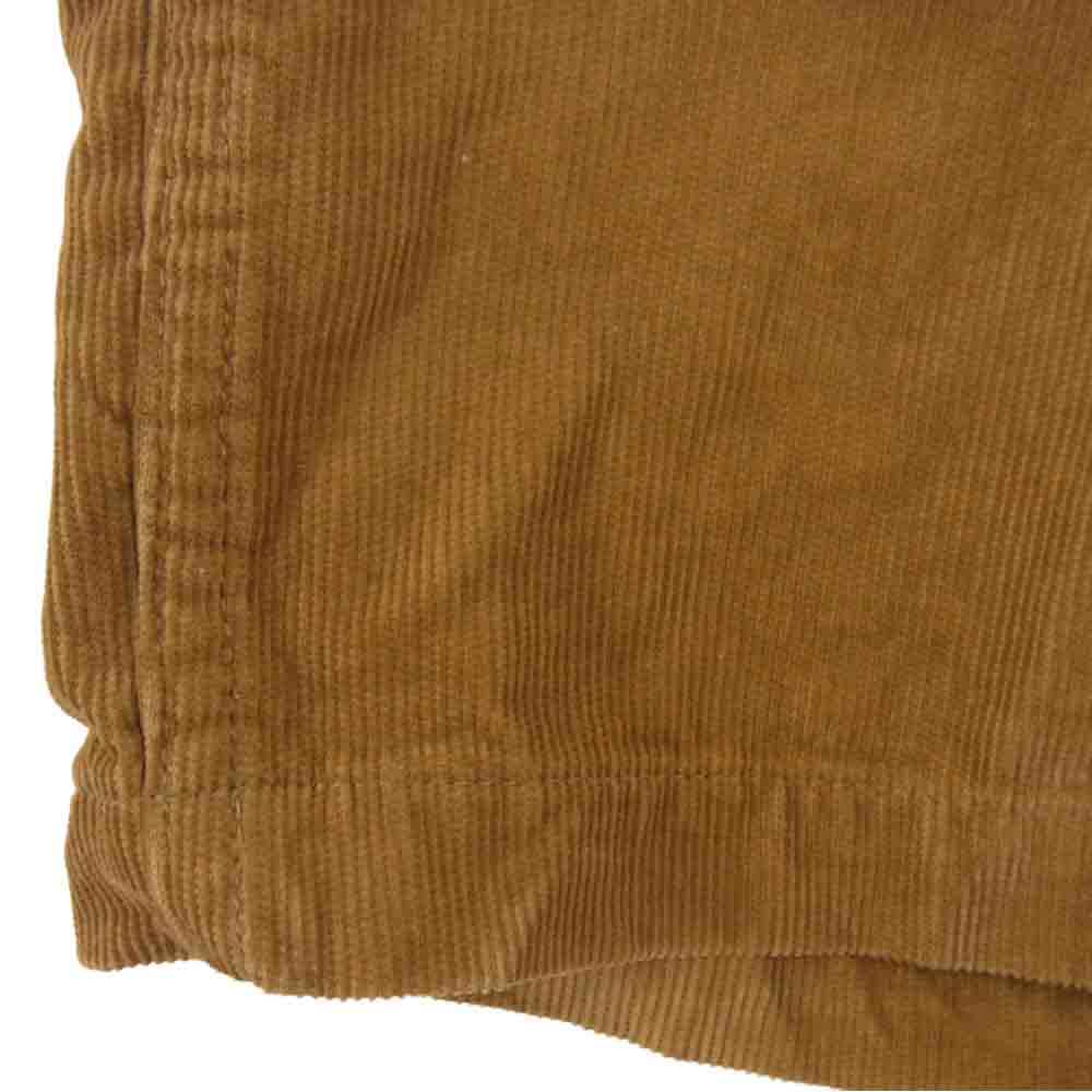 SASAFRAS ササフラス FALL LEAF SPRAYE PANTS 1/2 フォールリーフス?プレイヤーパンツ 1/2 ショーツ コーデュロイ ブラウン系 S【中古】