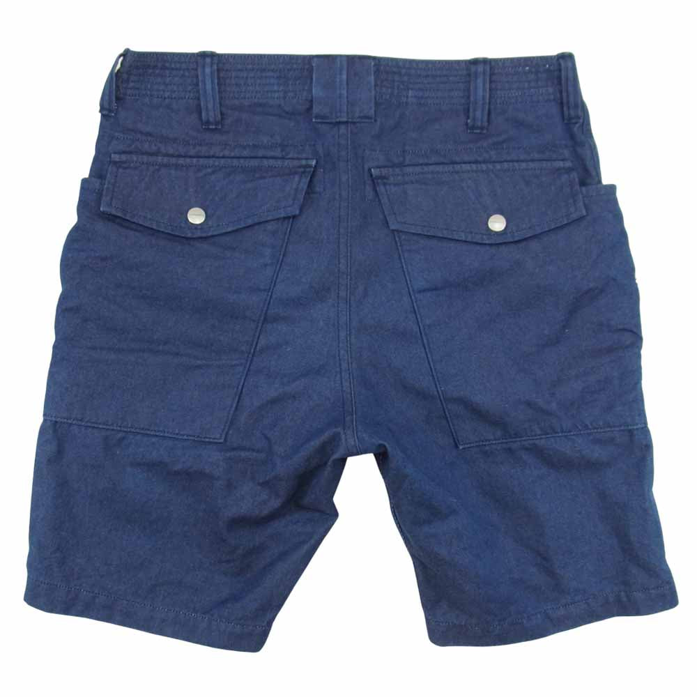 SASAFRAS ササフラス Botanical Scout Pants 1/2 ボタニカル ?スカウト パンツ 1/2 ショーツ  ネイビー系 S【美品】【中古】