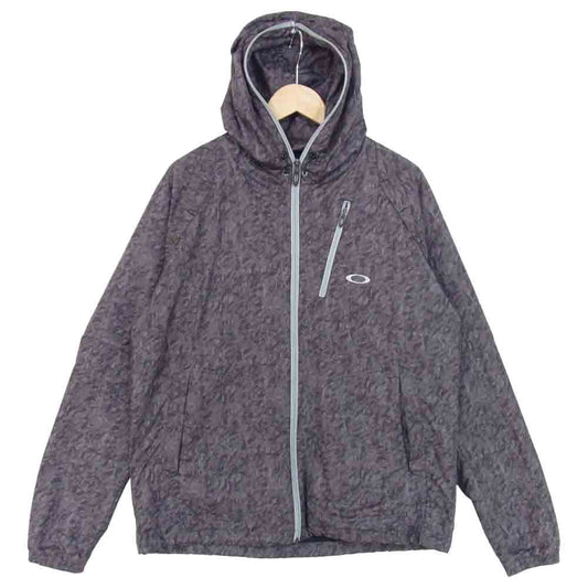 OAKLEY オークリー ATTRACTIVE WIND JACKET アトラクティブ ウィンド ジャケット チャコール系 L【中古】