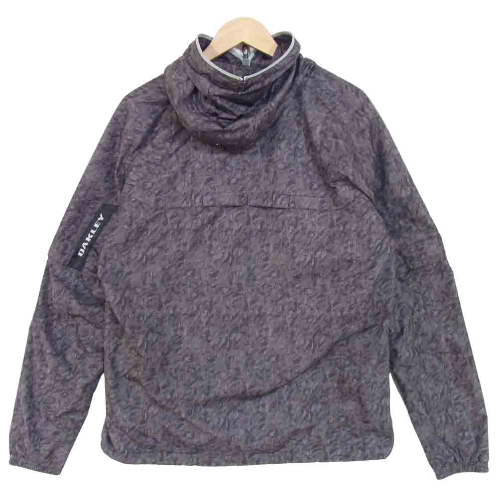 OAKLEY オークリー ATTRACTIVE WIND JACKET アトラクティブ ウィンド ジャケット チャコール系 L【中古】