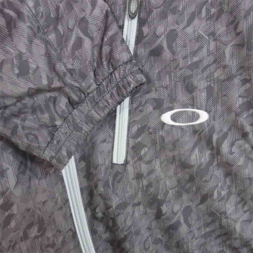 OAKLEY オークリー ATTRACTIVE WIND JACKET アトラクティブ ウィンド ジャケット チャコール系 L【中古】