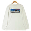 patagonia パタゴニア 19AW 39161FA19 Long Sleeved P-6 Logo Responsibili Tee バックロゴ 長袖 Tシャツ ホワイト系 L【中古】