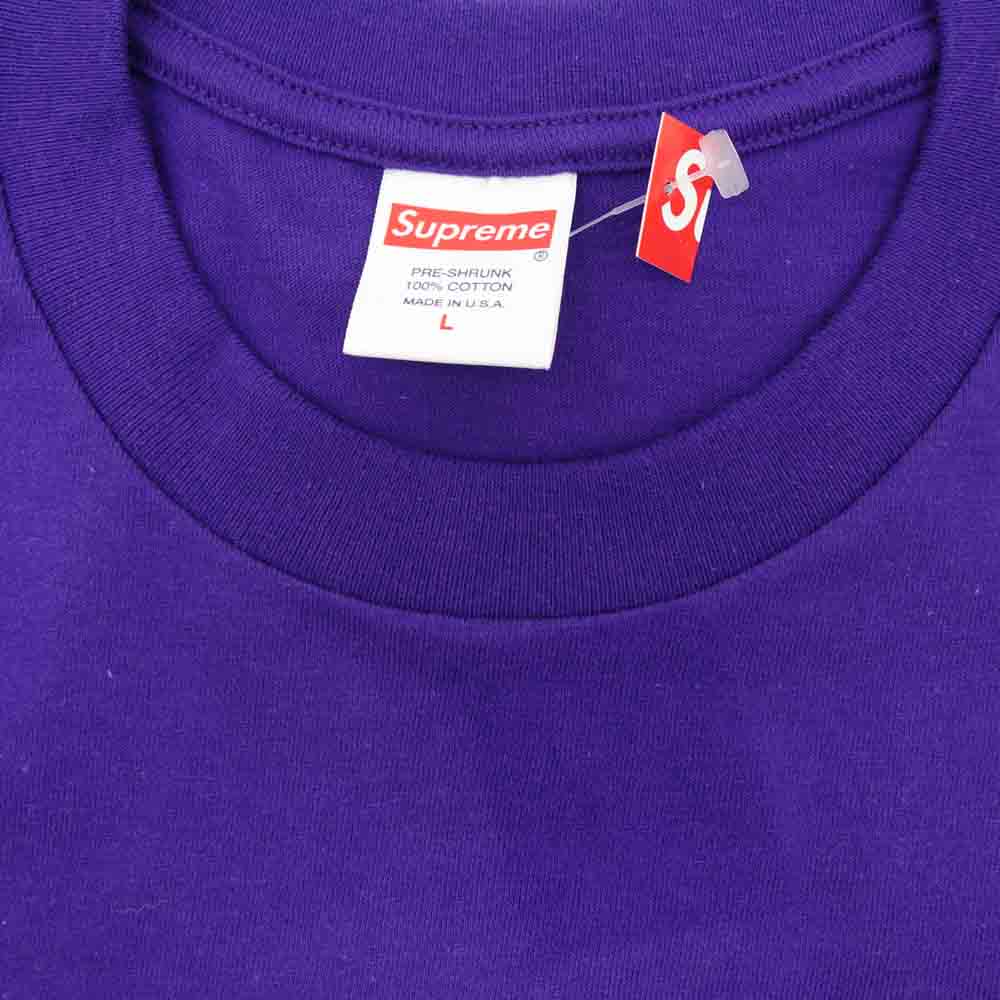 Supreme シュプリーム 20AW Classics Tee クラシックス Tシャツ パープル系 L【美品】【中古】