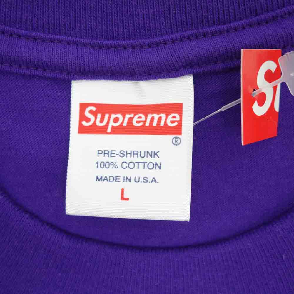 Supreme シュプリーム 20AW Classics Tee クラシックス Tシャツ パープル系 L【美品】【中古】