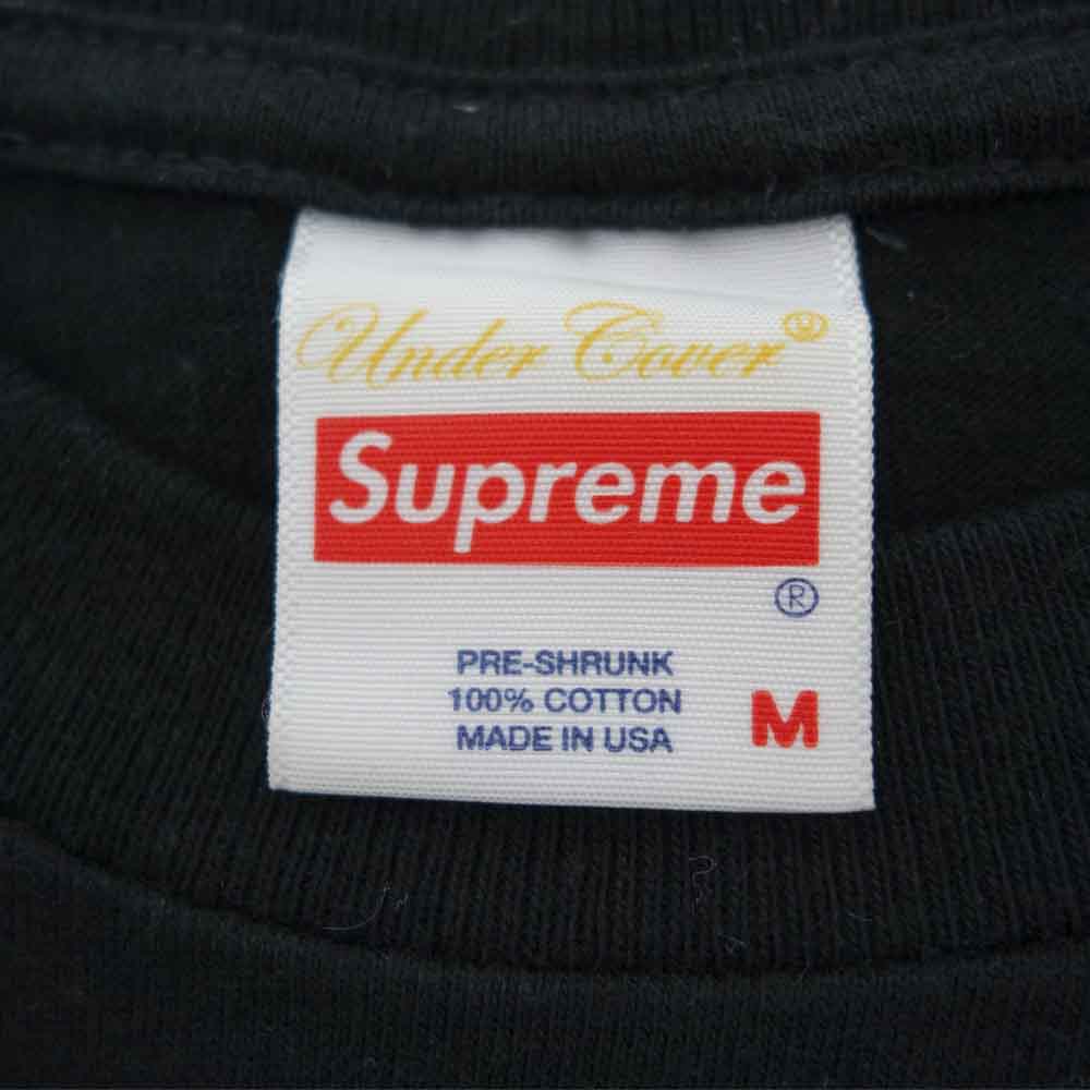 Supreme シュプリーム 18SS × UNDERCOVER アンダーカバー Public Enemy Counterattack L/S Tee パブリックエネミー カウンターアタック 長袖 Tシャツ ブラック系 マルチカラー系 M【美品】【中古】