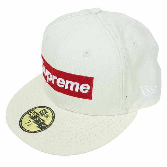 Supreme シュプリーム 20AW × New Era ニューエラ World Famous Box Logo ボックス ロゴ キャップ ホワイト ホワイト系 7 5/8【美品】【中古】