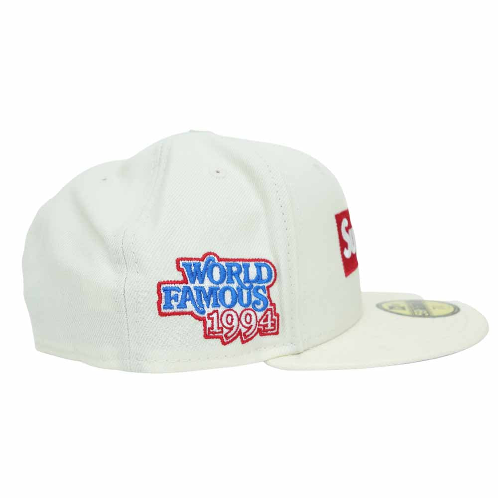 Supreme シュプリーム 20AW × New Era ニューエラ World Famous Box Logo ボックス ロゴ キャップ ホワイト ホワイト系 7 5/8【美品】【中古】