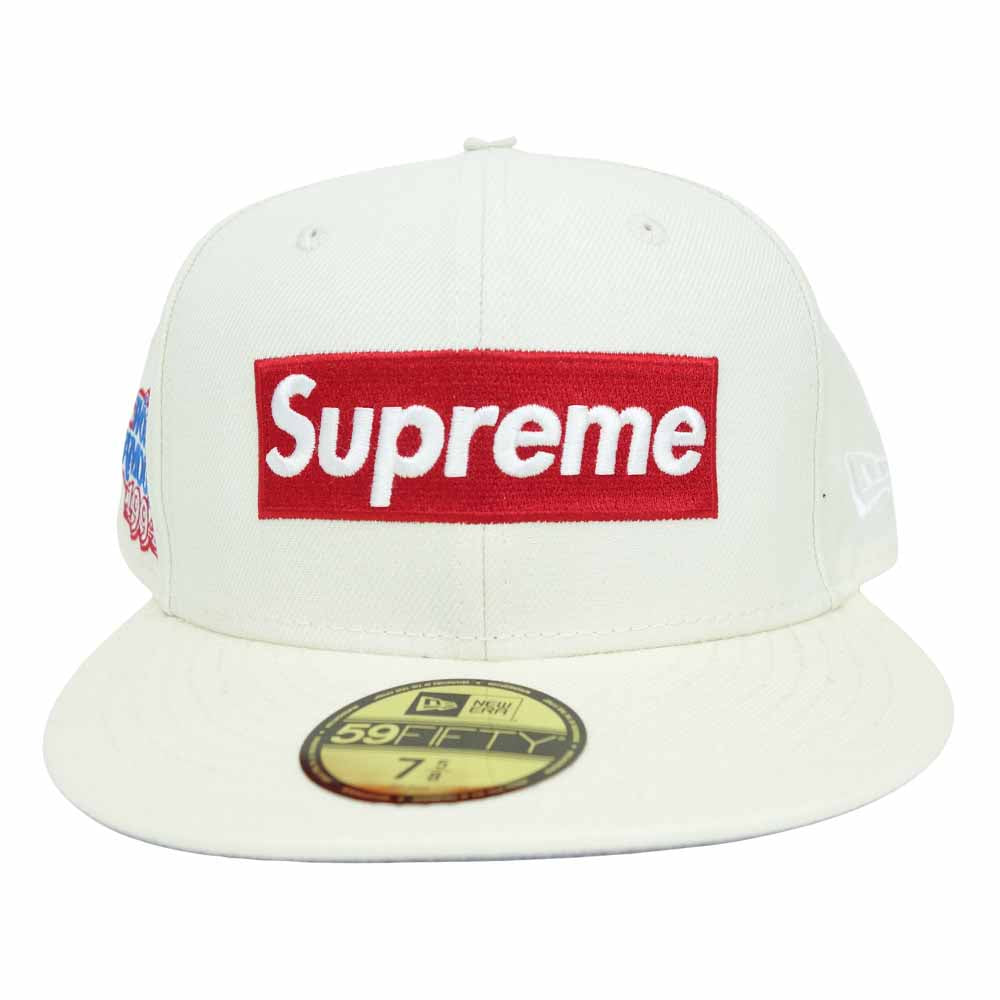 Supreme シュプリーム 20AW × New Era ニューエラ World Famous Box Logo ボックス ロゴ キャップ ホワイト ホワイト系 7 5/8【美品】【中古】