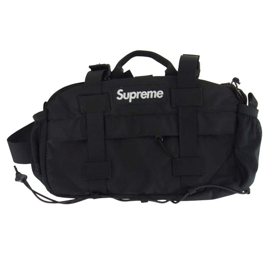 Supreme シュプリーム 19AW Waist Bag ウエスト ポーチ バッグ ブラック系【美品】【中古】