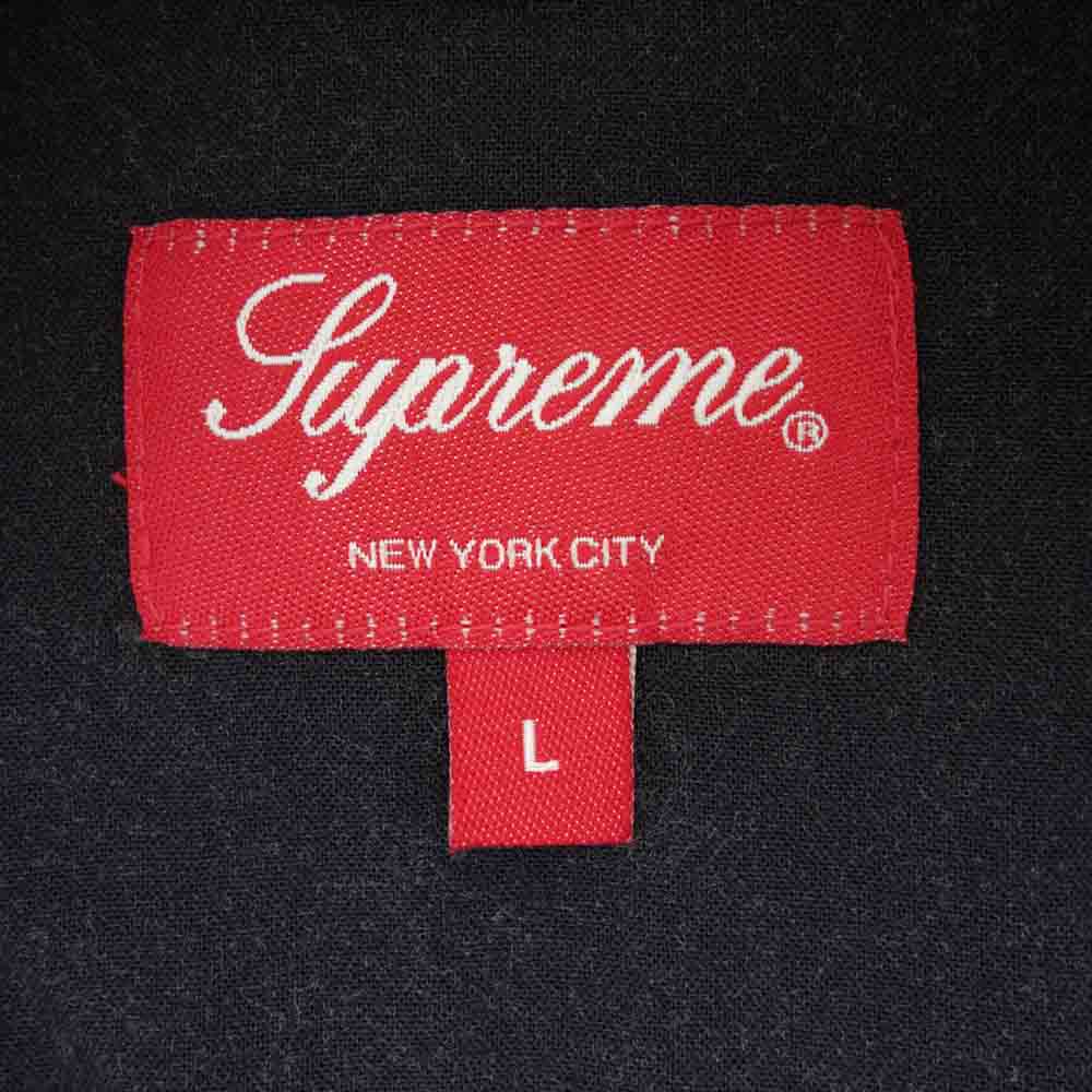 Supreme シュプリーム 20SS City Lights Rayon S/S Shirt 総柄 レーヨン 半袖 開襟 シャツ ブラック系 マルチカラー系 L【中古】
