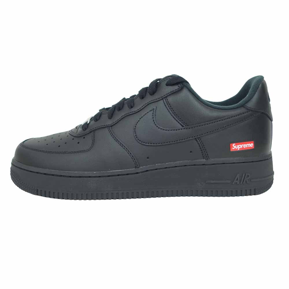 Supreme シュプリーム 20SS CU9225-001 NIKE ナイキ AIR FORCE 1 LOW エア フォース ロー ブラック ブラック系 28cm【極上美品】【中古】
