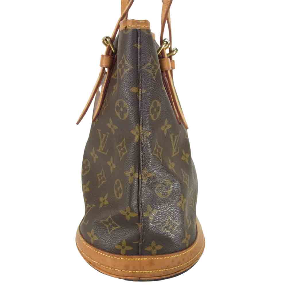 LOUIS VUITTON ルイ・ヴィトン M42238 モノグラム プチバケットPM トートバッグ ブラウン系【中古】