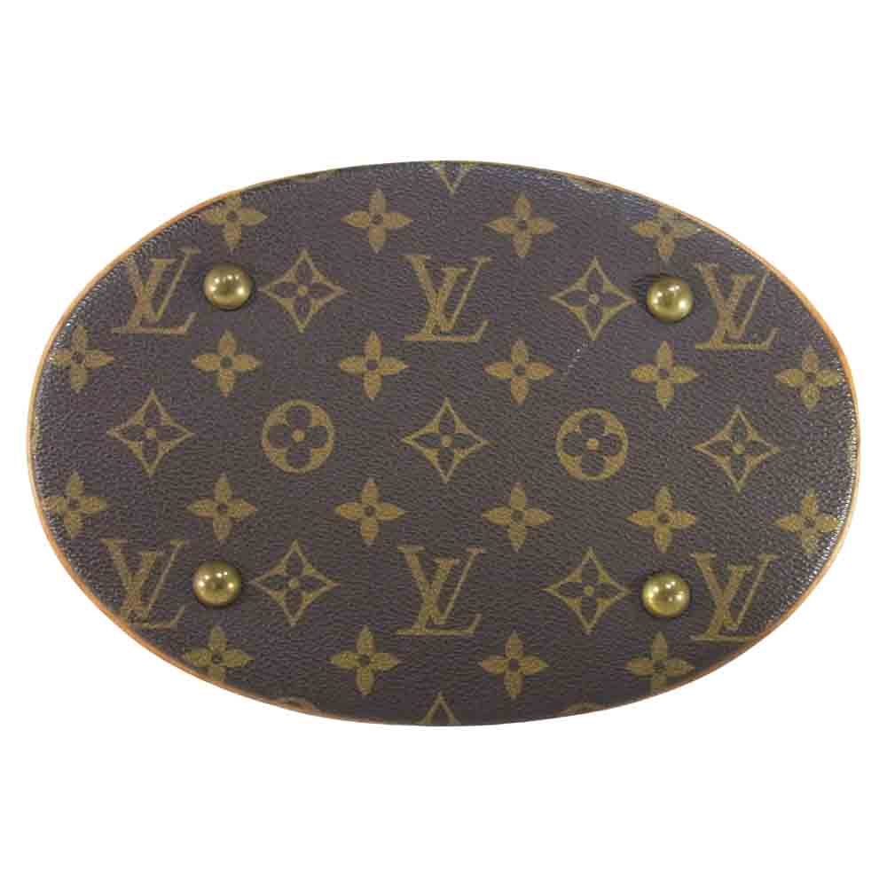 LOUIS VUITTON ルイ・ヴィトン M42238 モノグラム プチバケットPM トートバッグ ブラウン系【中古】