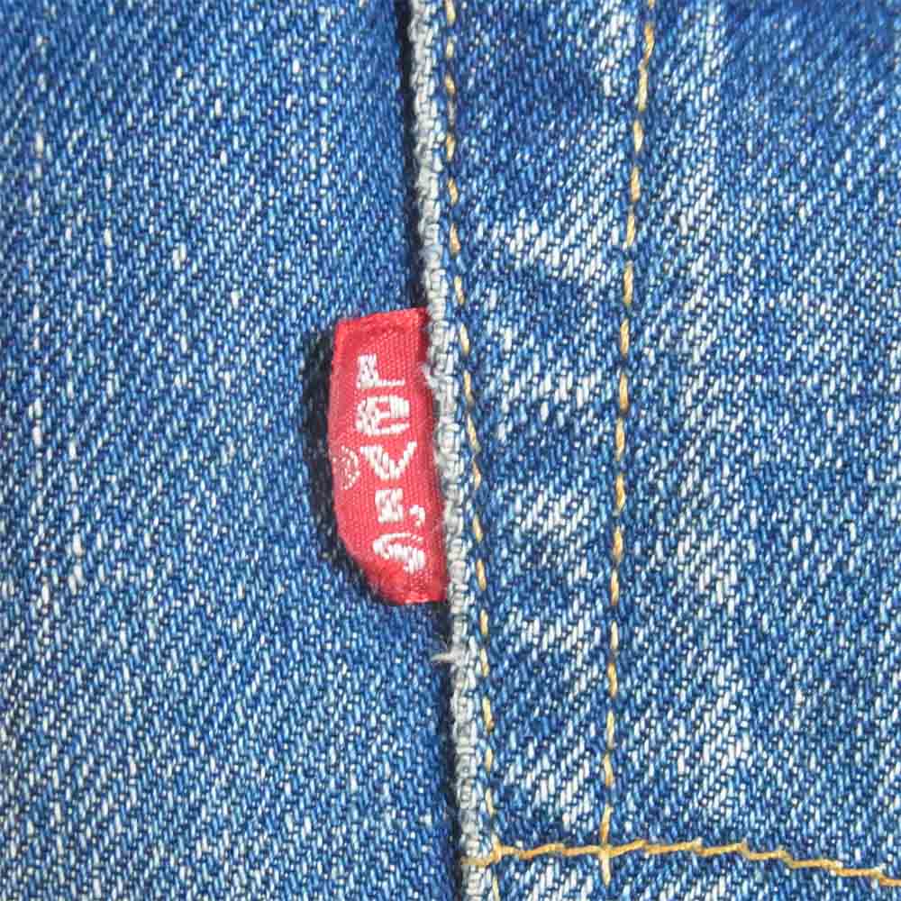 Levi's リーバイス オリジナル ヴィンテージ 505 スモールe 66前期 ボタン裏8 赤ミミ インディゴブルー系 31【中古】