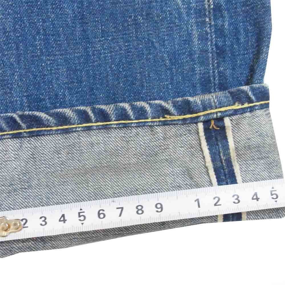 Levi's リーバイス オリジナル ヴィンテージ 505 スモールe 66前期 ボタン裏8 赤ミミ インディゴブルー系 31【中古】