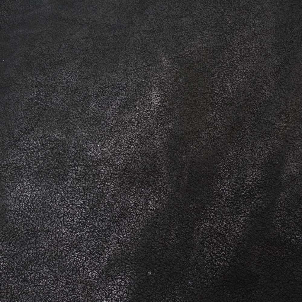 ISAMUKATAYAMA BACKLASH イサムカタヤマバックラッシュ T-005 the line Cow Leather Kangaroo Silver 925 ザ ライン イタリアンカーフ 下地製品染め ダブル ライダース ジャケット ブラック系 XXL【中古】