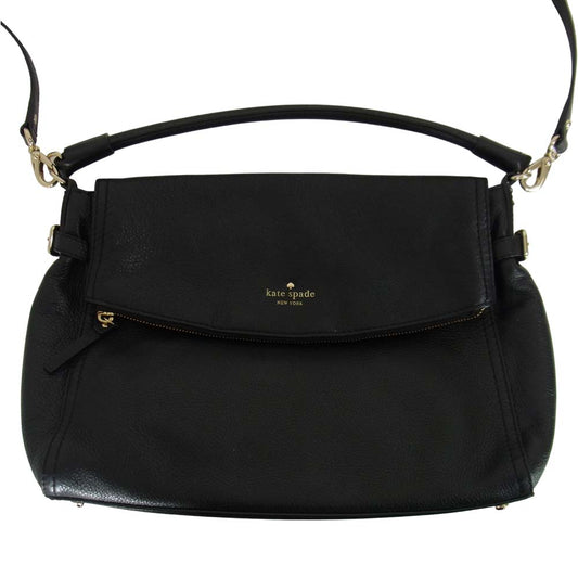Kate Spade ケイトスペード 2WAY ショルダー バッグ ブラック ブラック系【中古】