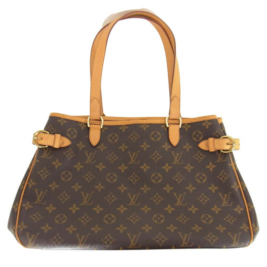 LOUIS VUITTON ルイ・ヴィトン M51154 SA0171 バティニョール ホリゾンタル モノグラム レザー バッグ ブラウン系【中古】