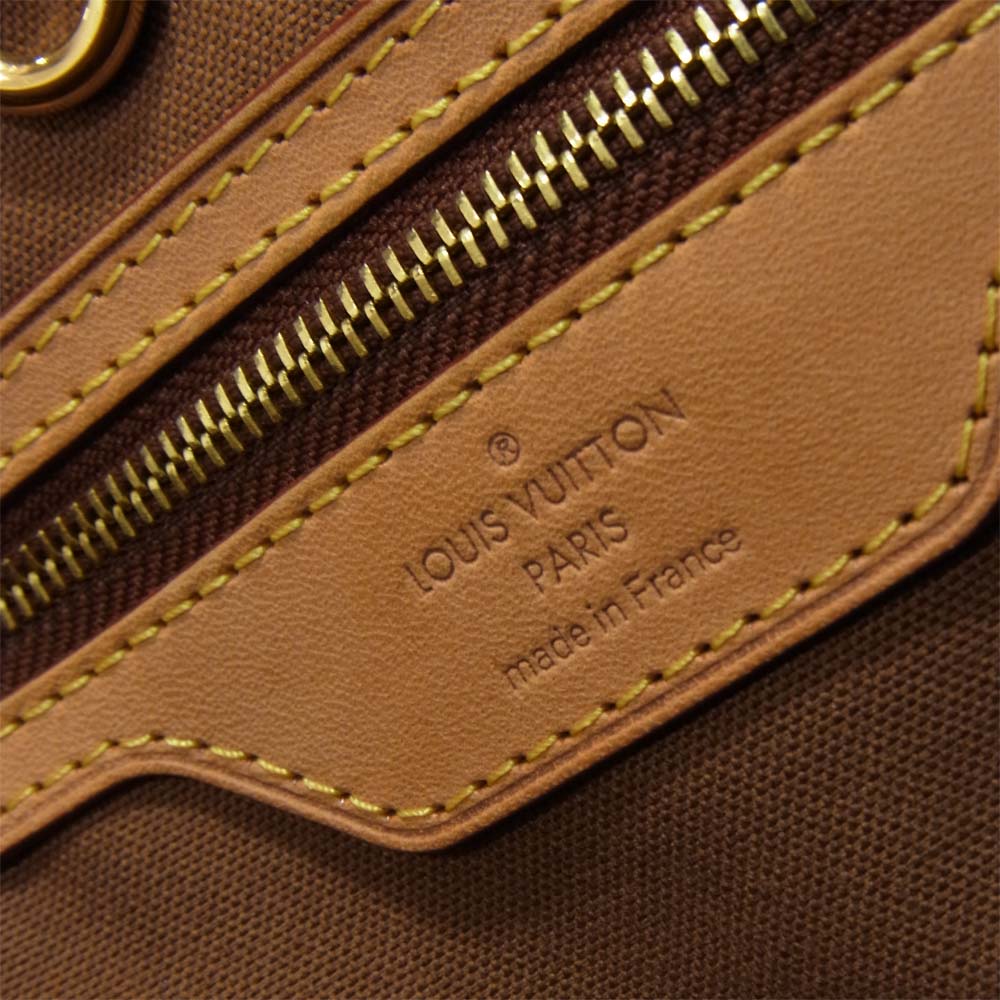 LOUIS VUITTON ルイ・ヴィトン M51154 SA0171 バティニョール ホリゾンタル モノグラム レザー バッグ ブラウン系【中古】