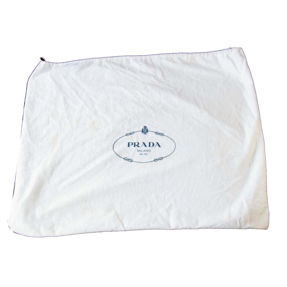 PRADA プラダ BL0606 VITELLO SHINE レザー ハンド ショルダー バッグ ブラウン系【中古】