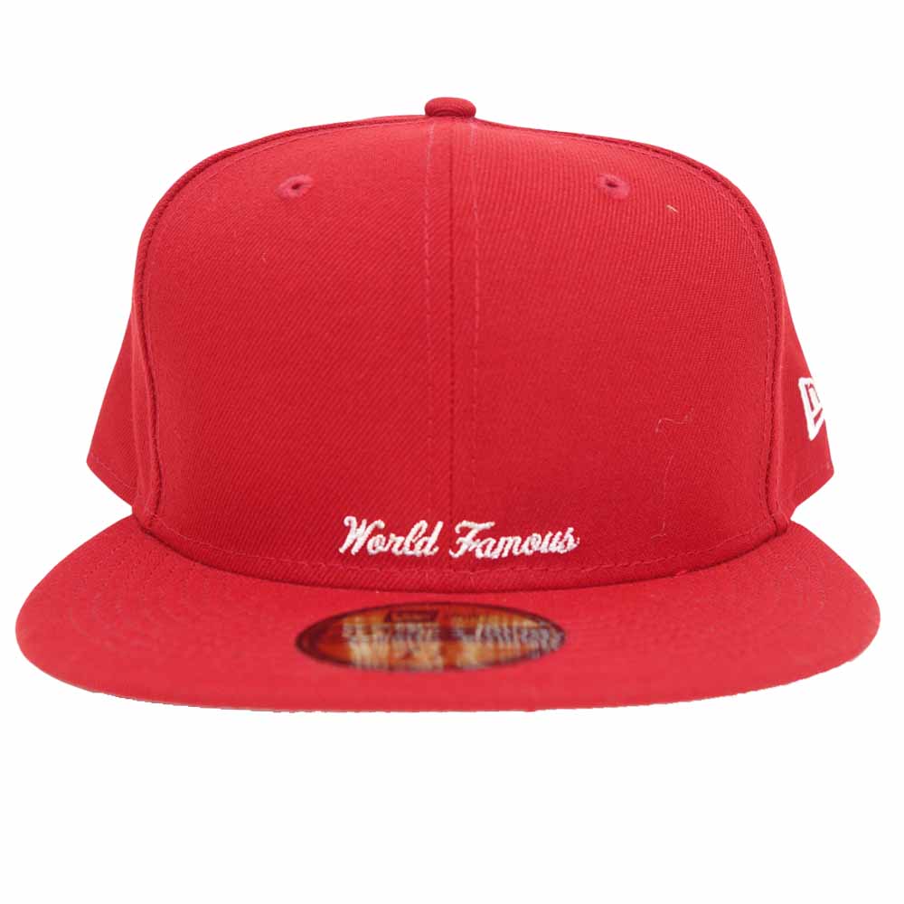 Supreme シュプリーム 21SS Reverse Box Logo New Era リバース ボックスロゴ ニューエラ キャップ レッド系 ７3/8【新古品】【未使用】【中古】