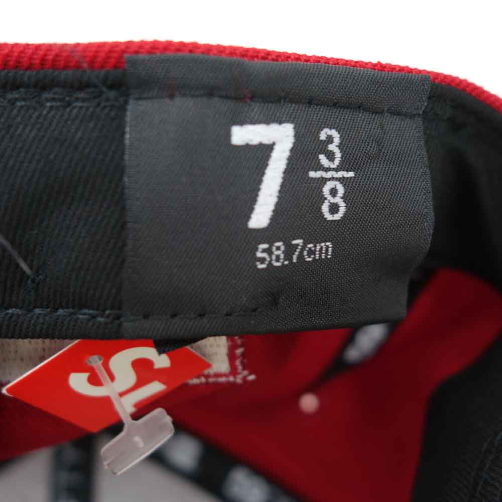 Supreme シュプリーム 21SS Reverse Box Logo New Era リバース ボックスロゴ ニューエラ キャップ レッド系 ７3/8【新古品】【未使用】【中古】