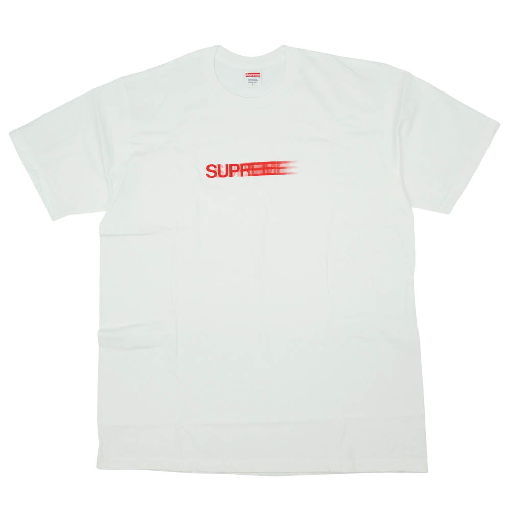 Supreme シュプリーム 20SS Motion Logo Tee モーション ロゴ Tシャツ ホワイト系 L【美品】【中古】